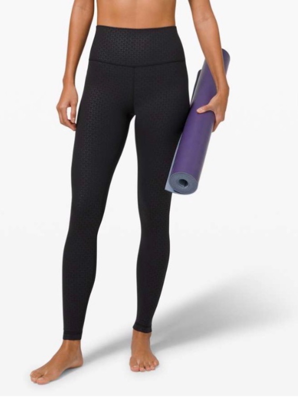 Lululemon Align Pant Lattice Work Emboss Black